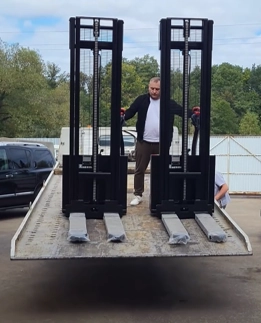 Тест-драйв складской техники на нашем складе в Челябинске